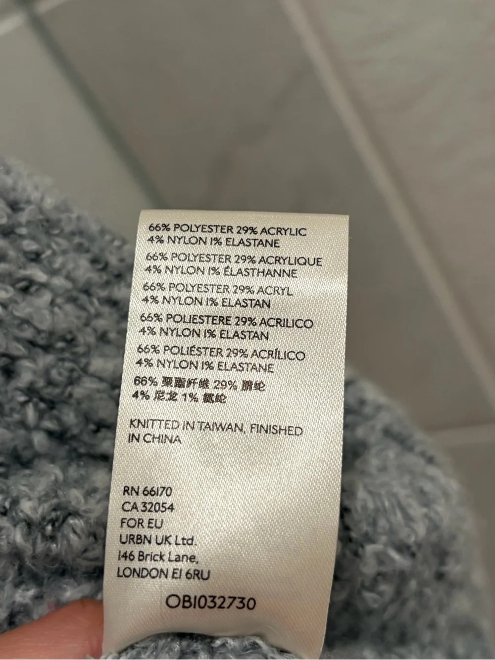 Beautiful Free People Gray Cozy Sweater